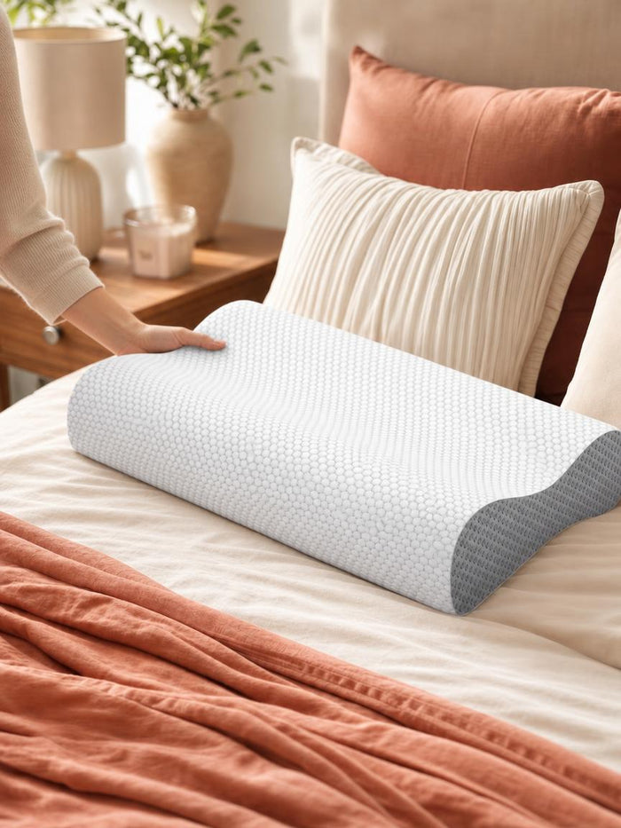 NeckEase by Fastee — Orthopedic Memory Foam Cervical Pillow