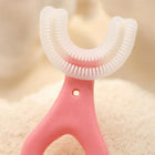 Baby Toothbrush by Fastee — 360° U-Shaped Silicone Brush (2-Pack)